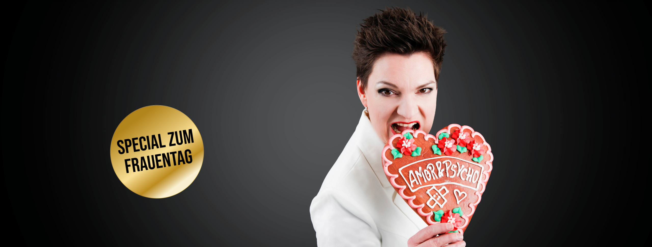 Kabarett zum Frauentag – Vanessa Maurischat mit „Amor & Psycho“